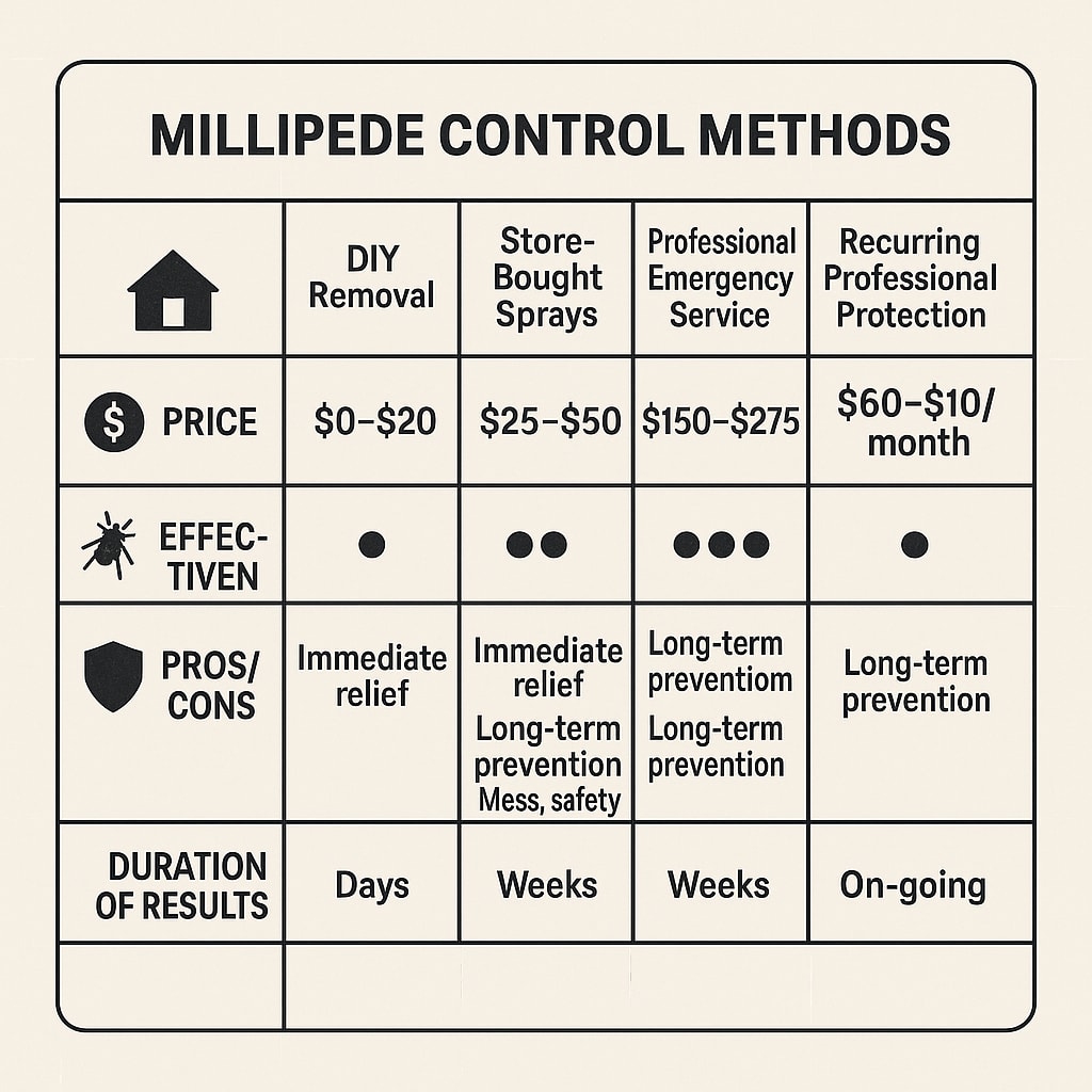 Cost of Millipede Control Roswell, Georgia