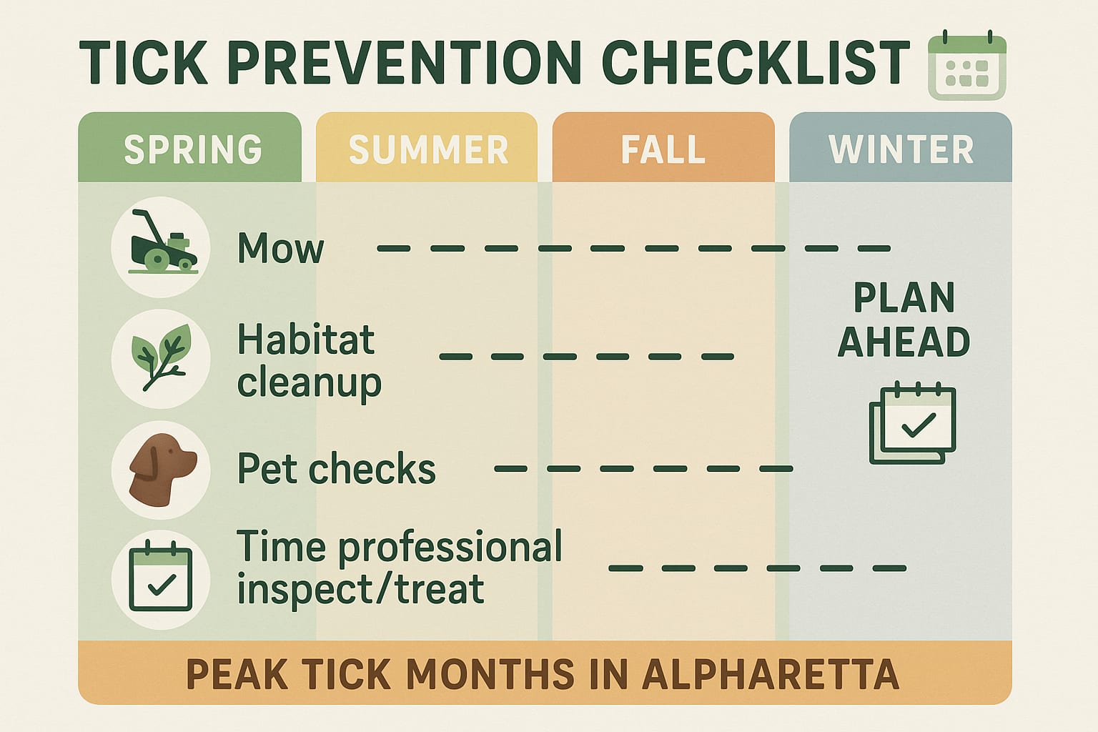 Schedule Tick Inspections in Alpharetta