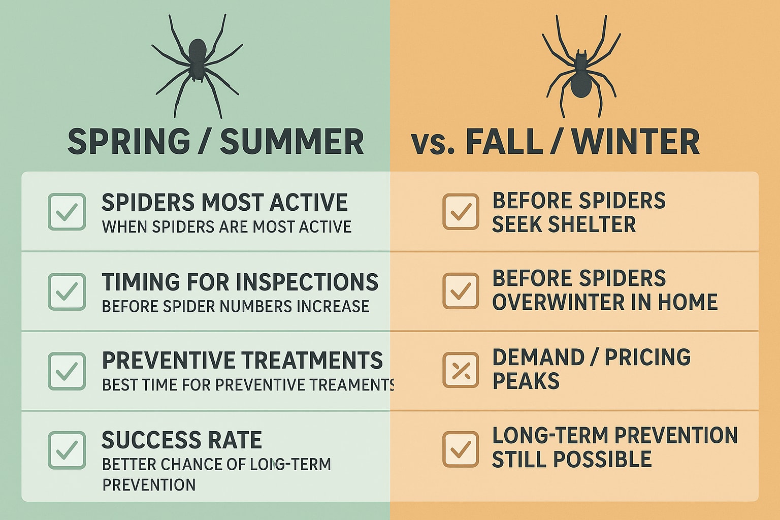 When to Call in the Pros for Spider Control in Sandy Springs