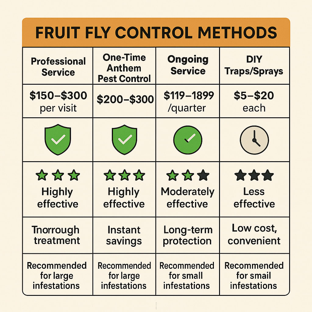 fruit fly control cost in Milton