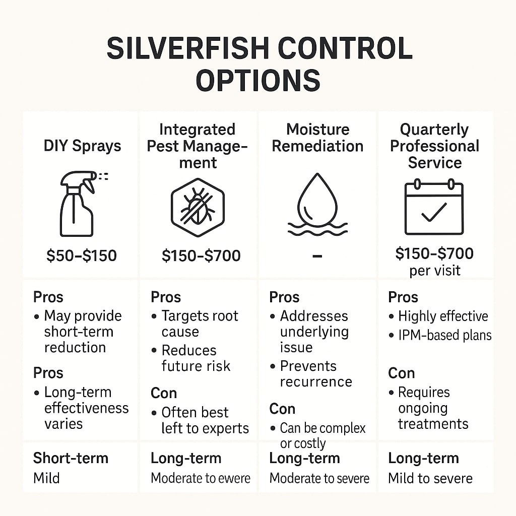 Price of Silverfish Control Peachtree City GA