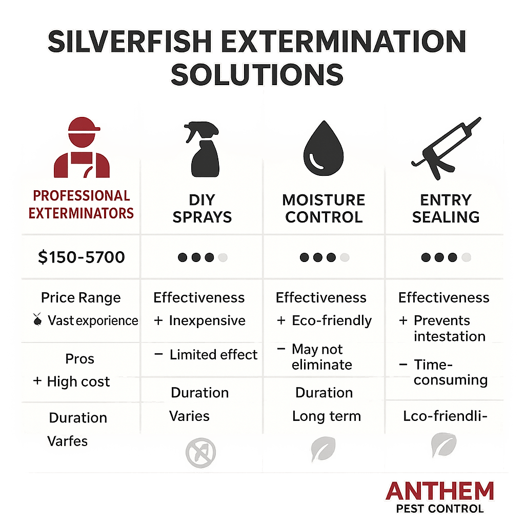 Cost of silverfish exterminator Sandy Springs, GA