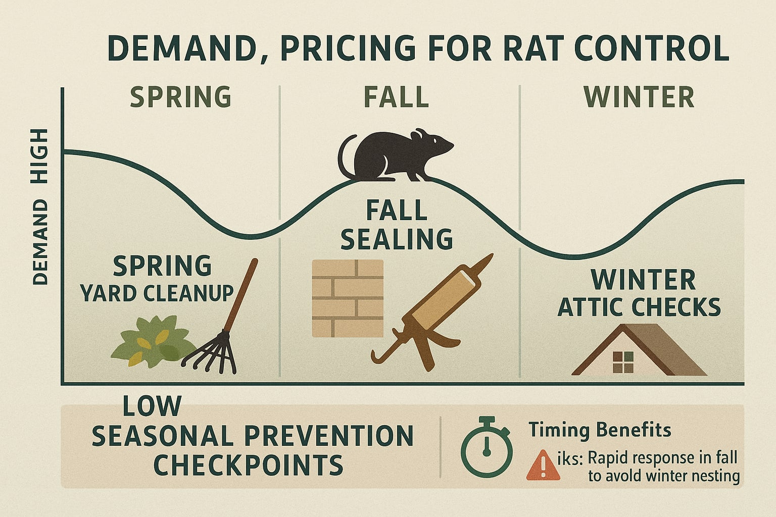 Season Matters for Rat Problems in Milton