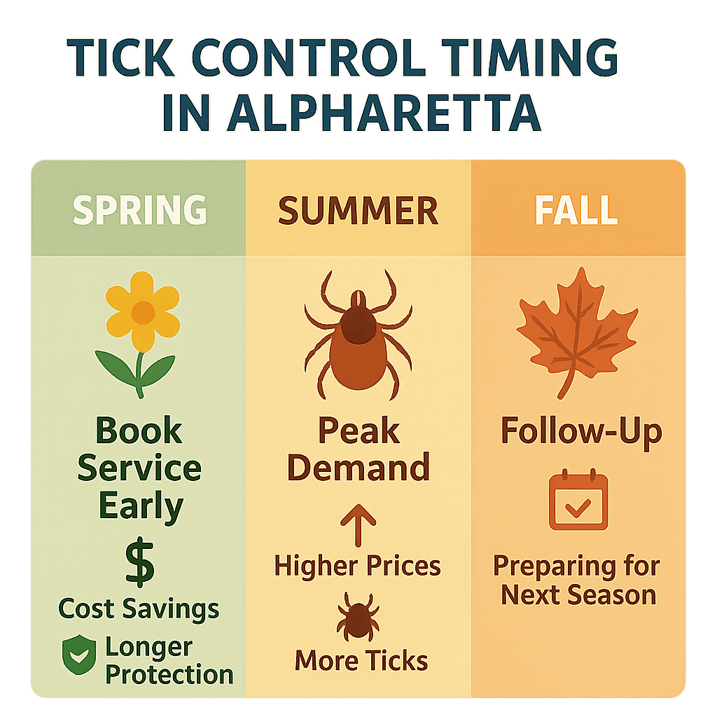 Get Ahead of Ticks: Why Timing Your Control Makes All the Difference in Alpharetta