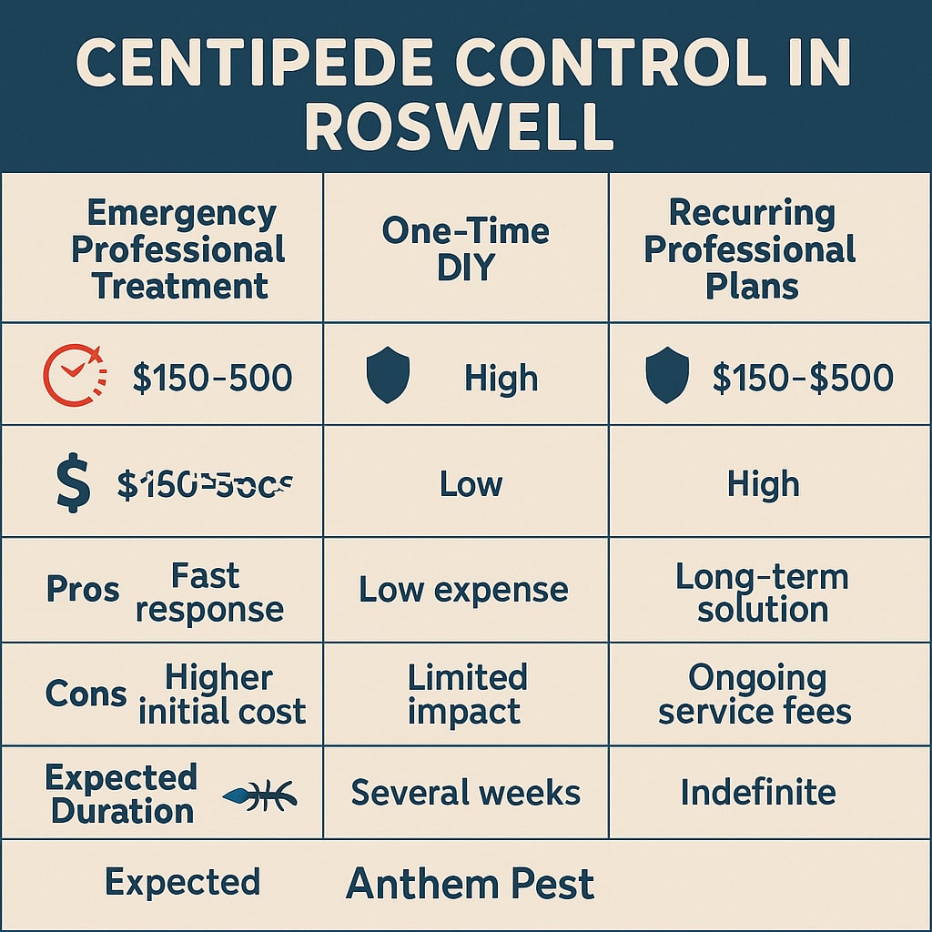 Cost of Emergency Centipede Control Roswell, Georgia