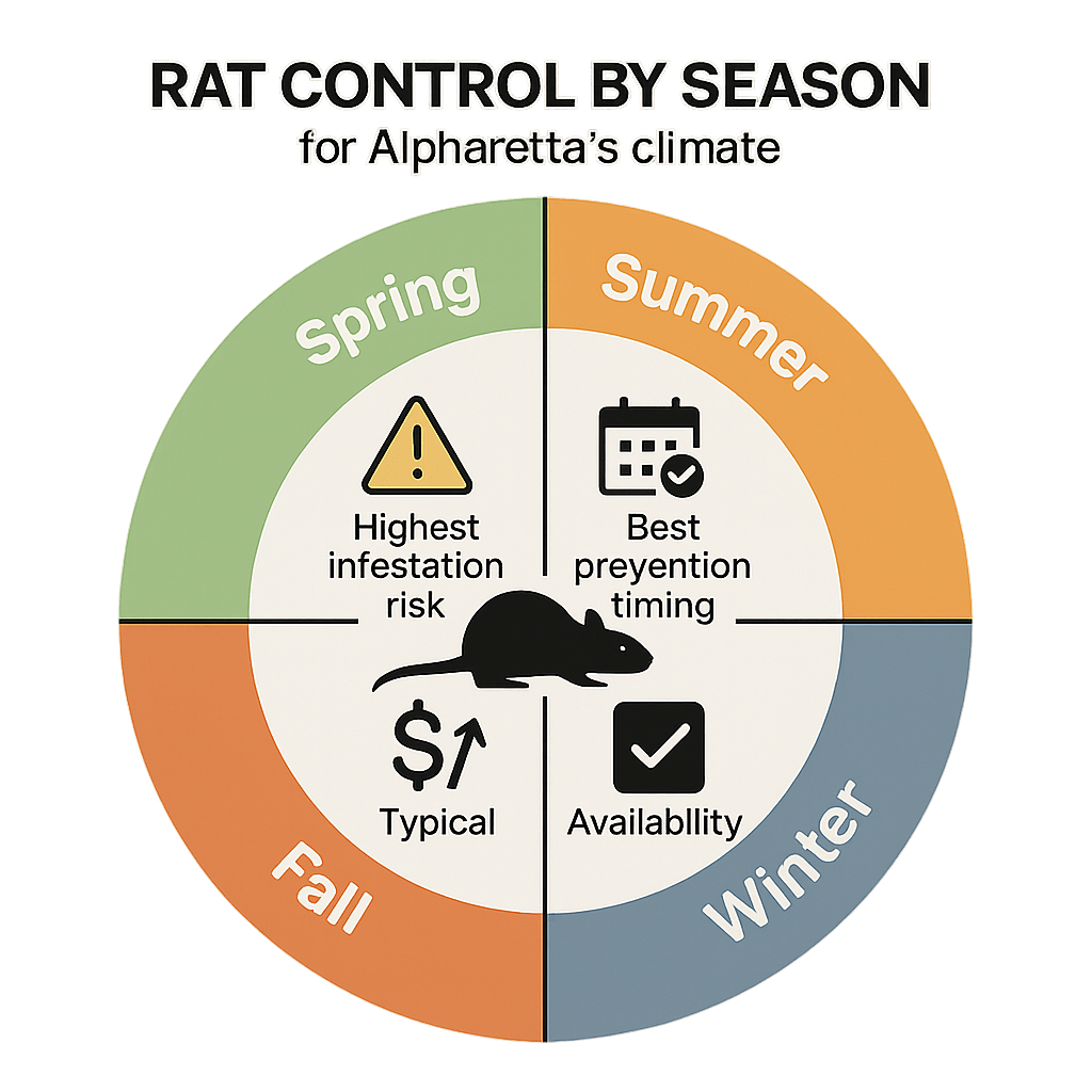 The Best Time for Rat Control in Alpharetta
