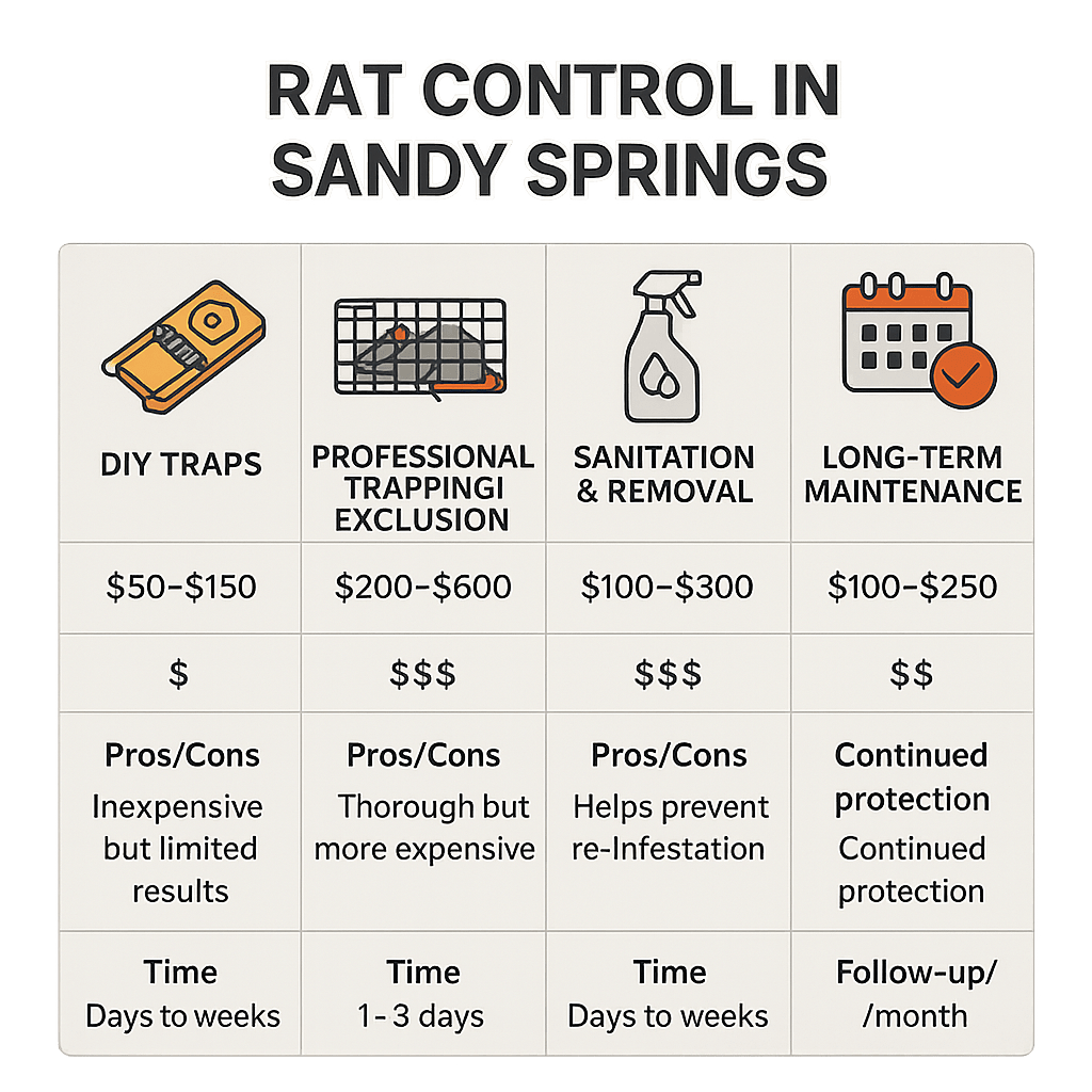 Price of rat control Sandy Springs GA