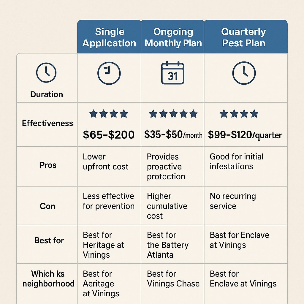 Cost of Centipede Control Vinings, GA