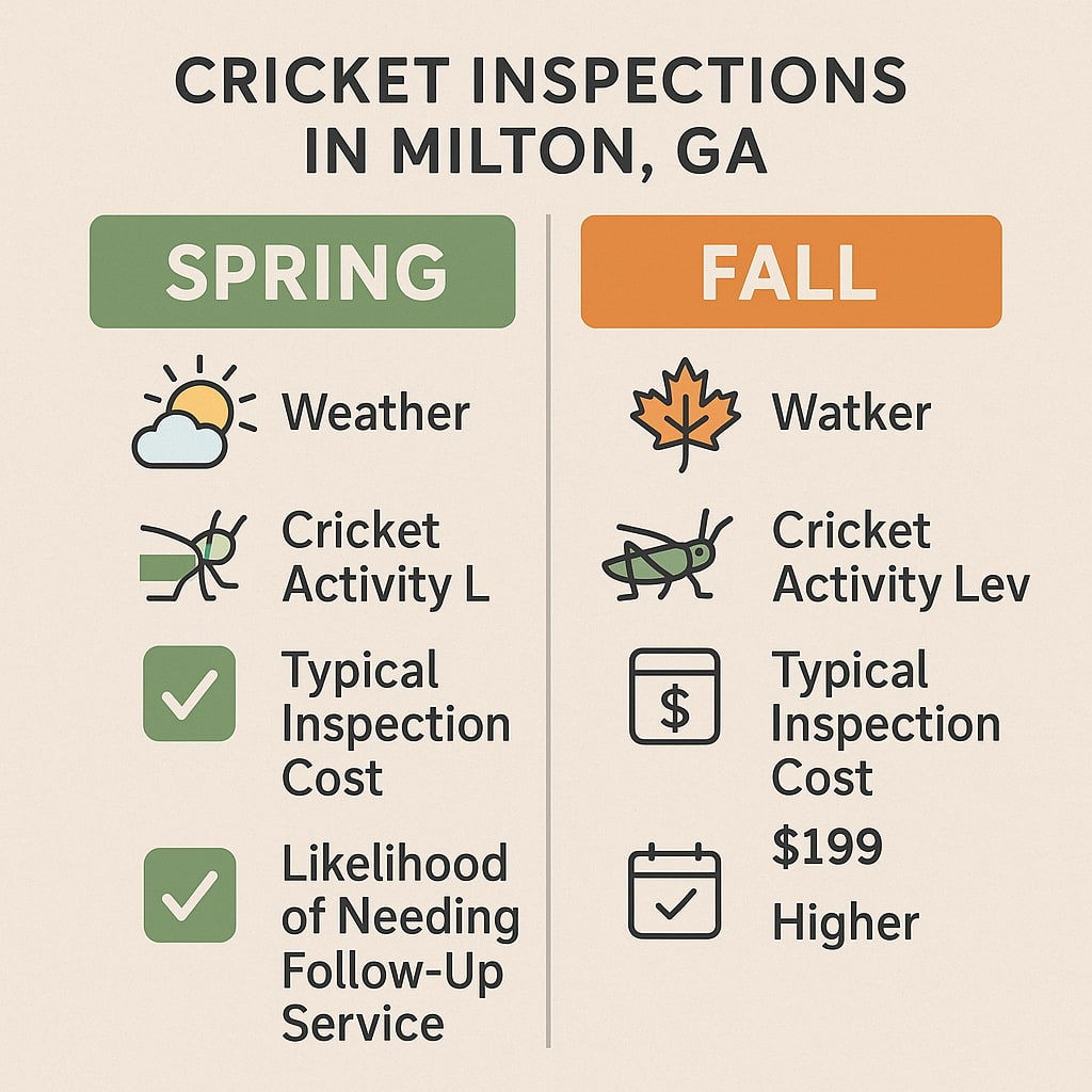 Cricket Inspection Milton, GA