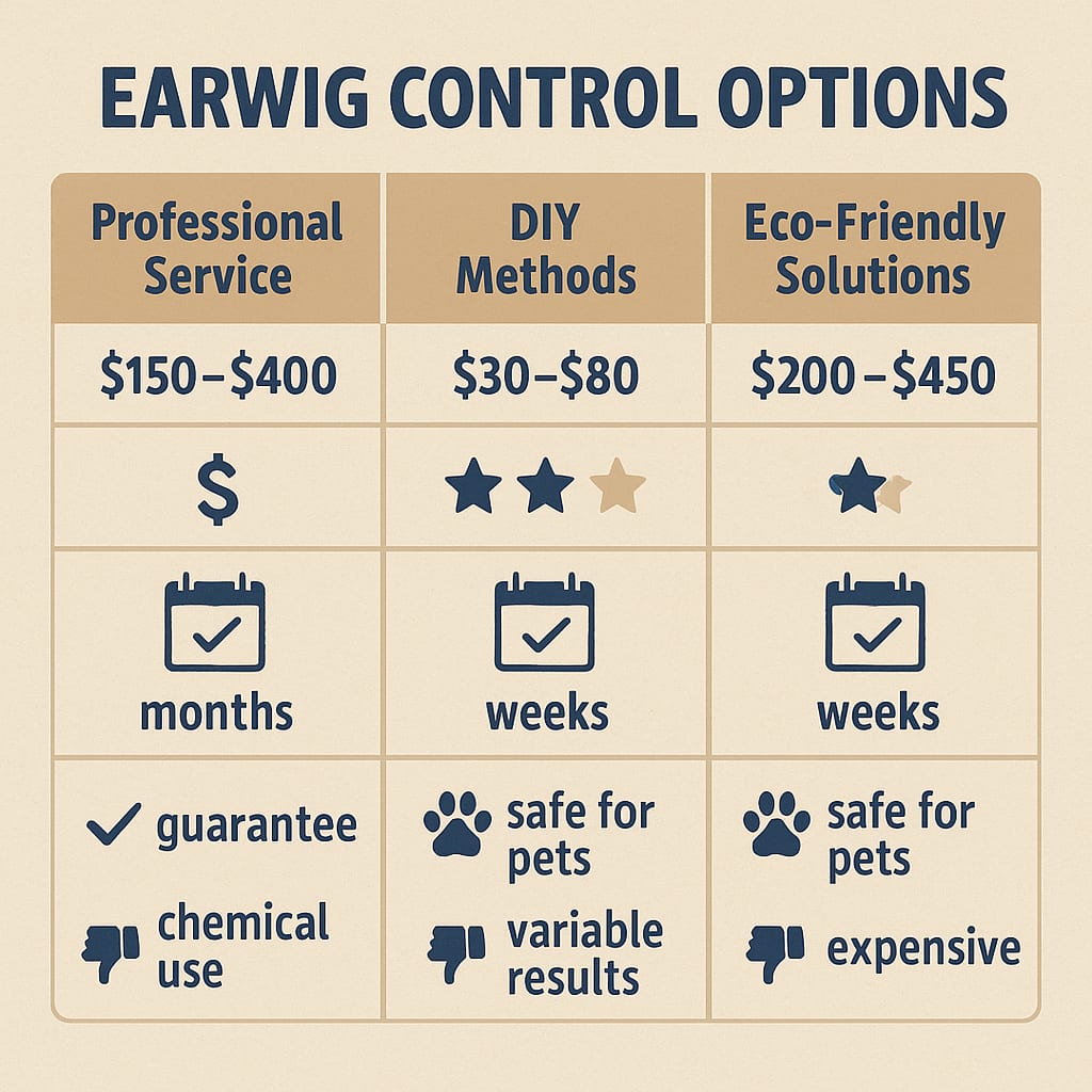 Earwig control cost Dunwoody, GA