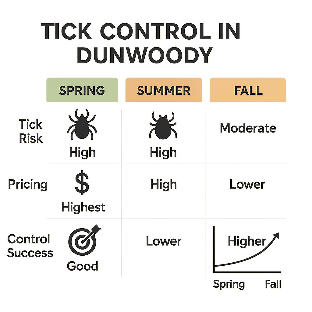 When to Get Serious About Tick Control in Dunwoody