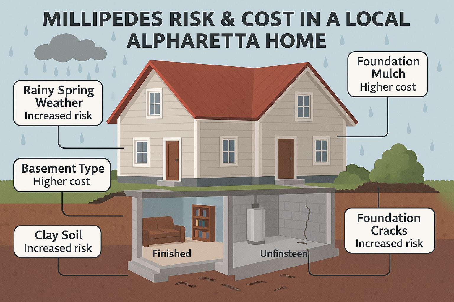 Smart Steps Alpharetta Homeowners Can Take to Keep Millipedes at Bay