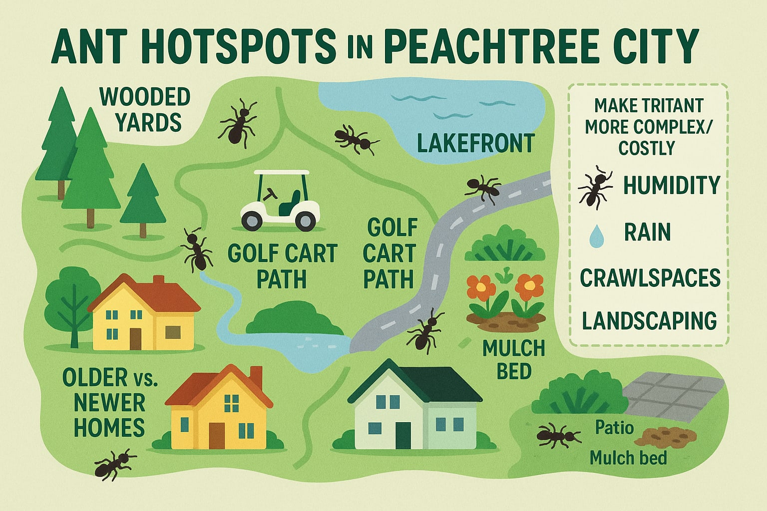 Ant prevention tips for Peachtree City homes