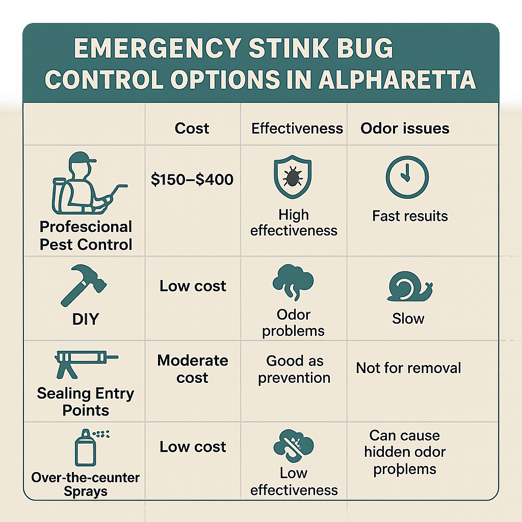 Price of emergency stink bug control Alpharetta GA
