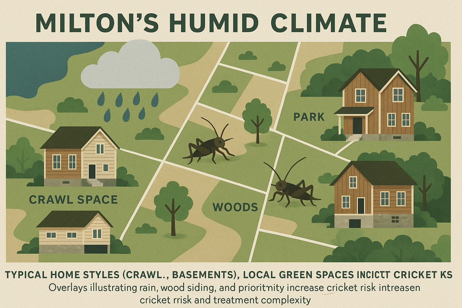 Fast cricket exterminator Milton providing same-day pest service