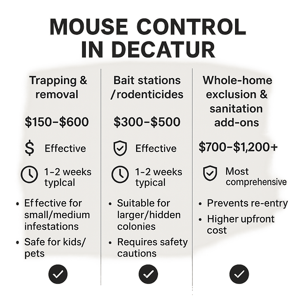 Mouse Control Cost Decatur, GA