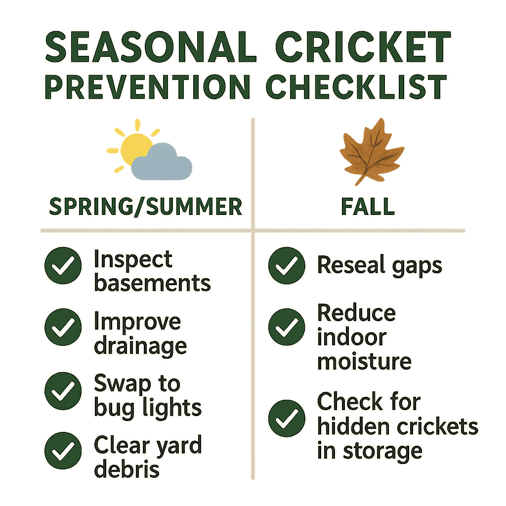 cricket control Roswell Georgia: The Best Time to Tackle the Problem