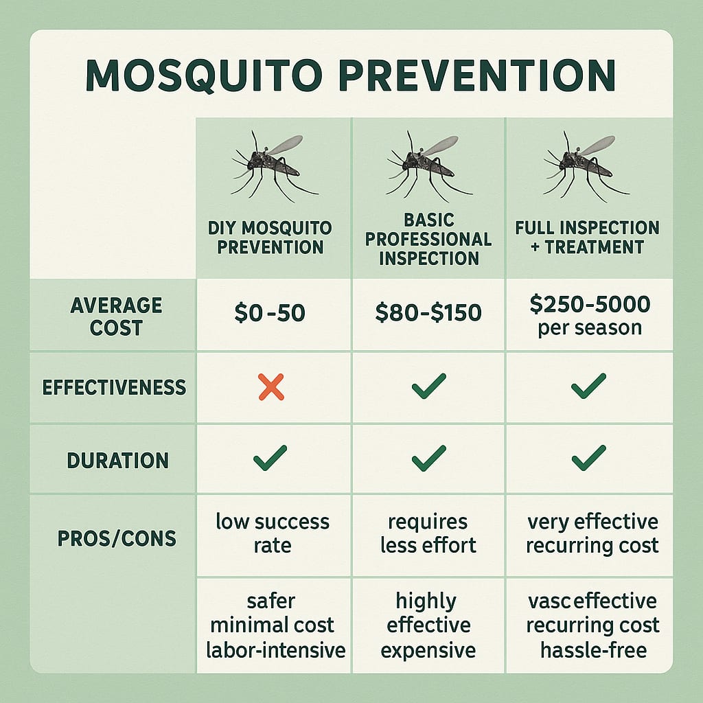 Cost of mosquito inspection Alpharetta GA