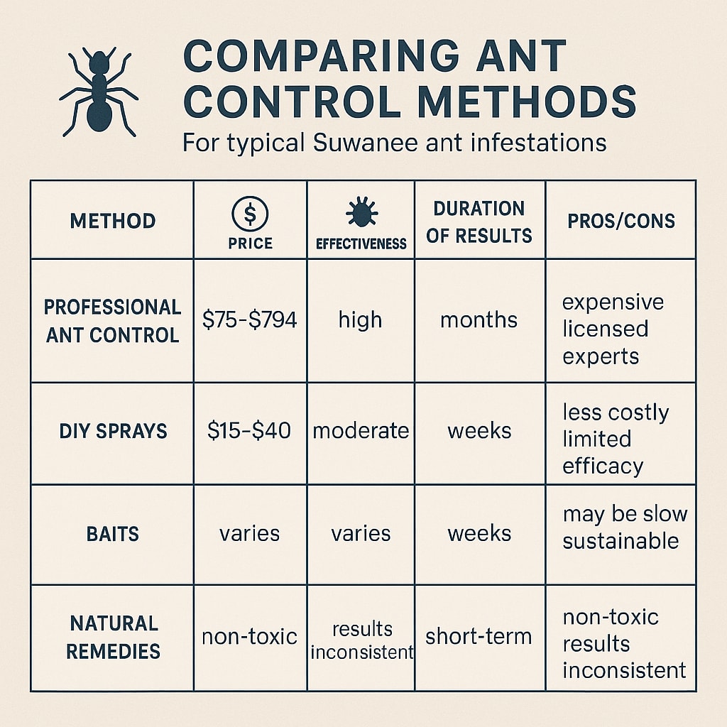 Ant control cost Suwanee GA