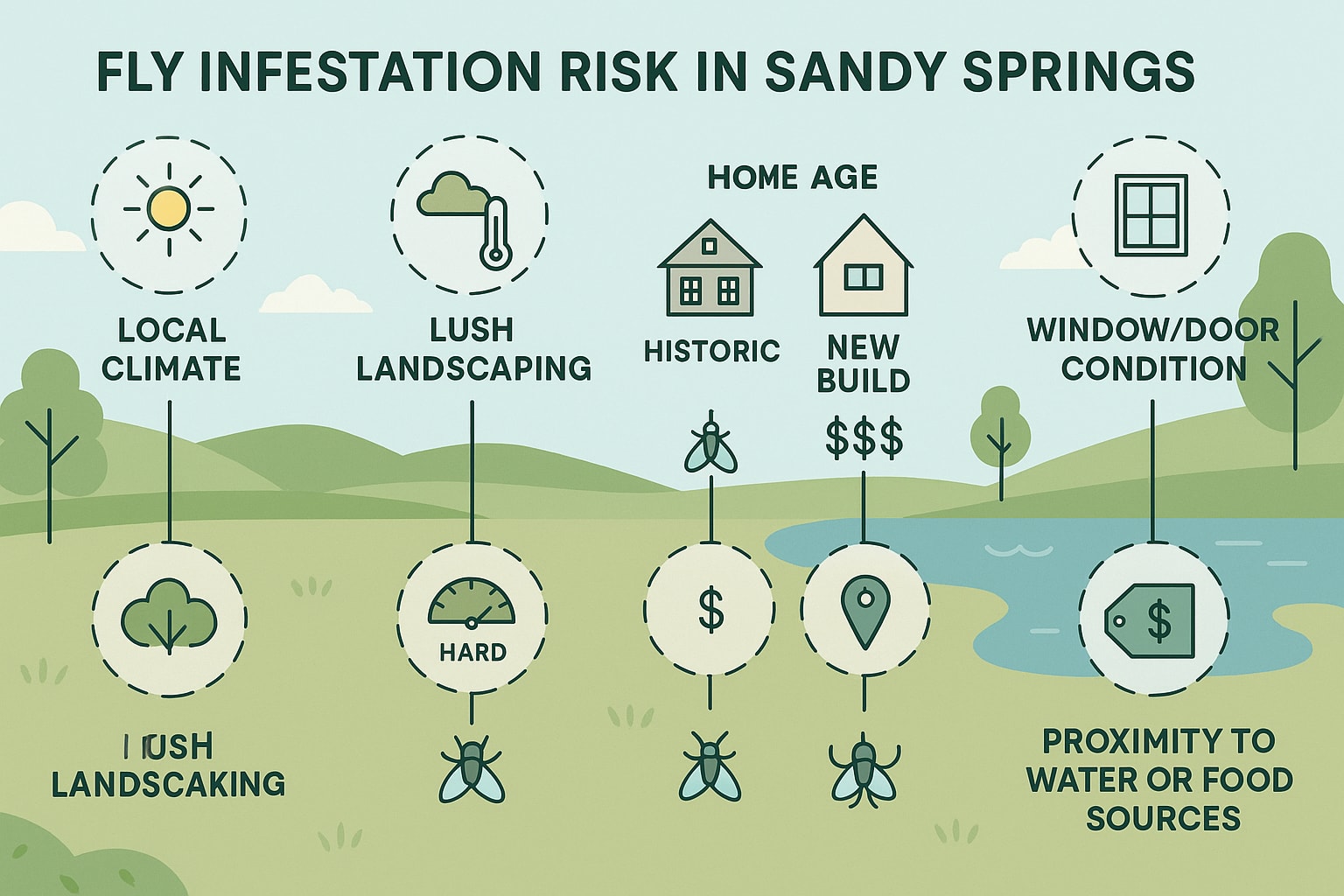 Keep House Flies Away and Save Money in Sandy Springs