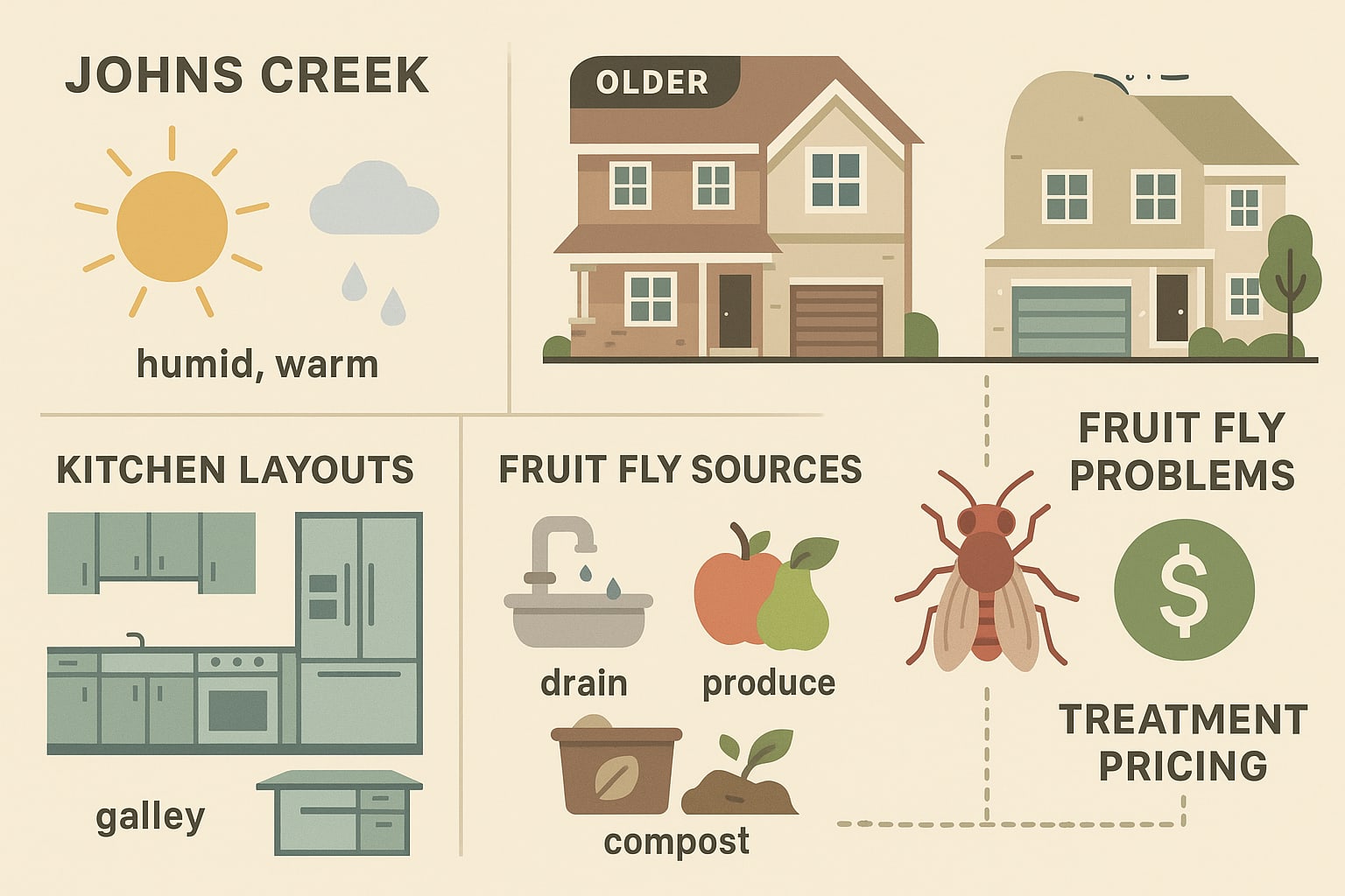 Diagram of the Fruit Fly Control Johns Creek