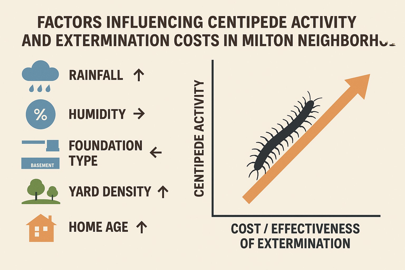 Keep Centipedes (and Extra Costs) Out of Your Milton Home
