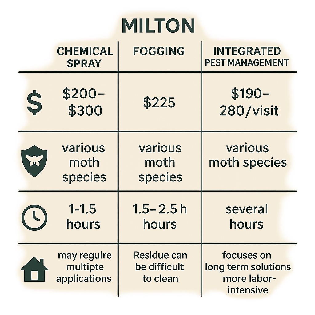 Moth Control Cost Milton, GA