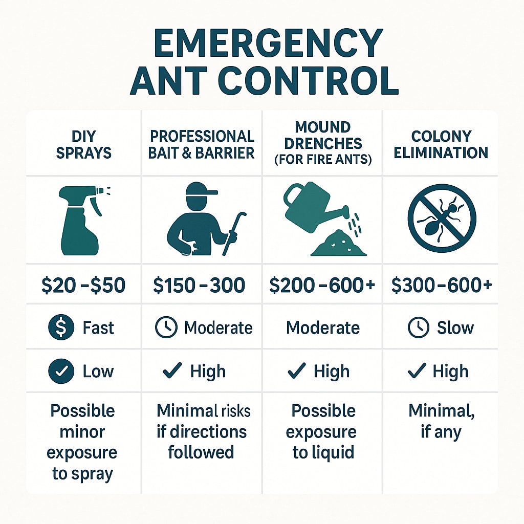 Price of Emergency Ant Control Peachtree City