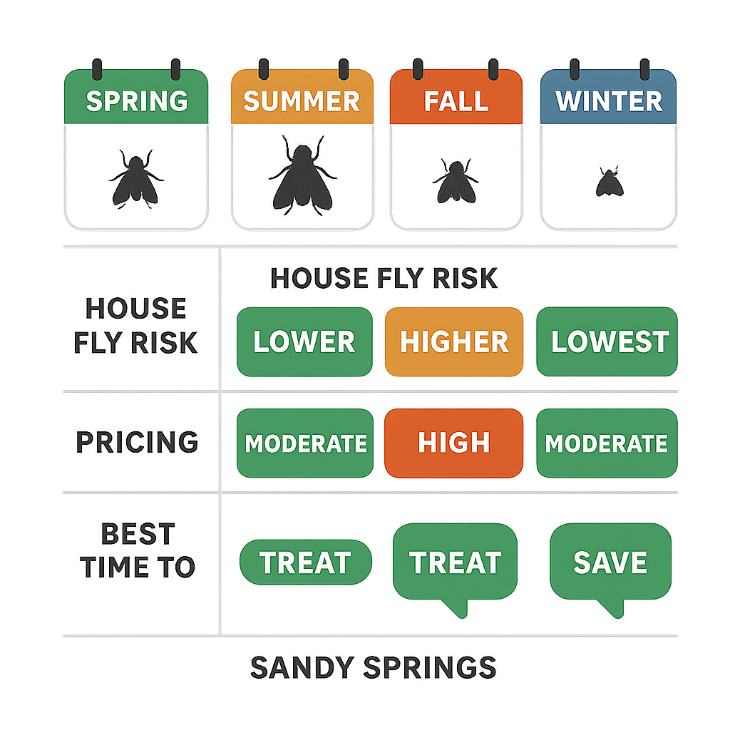 Timing Your House Fly Treatment Matters in Sandy Springs