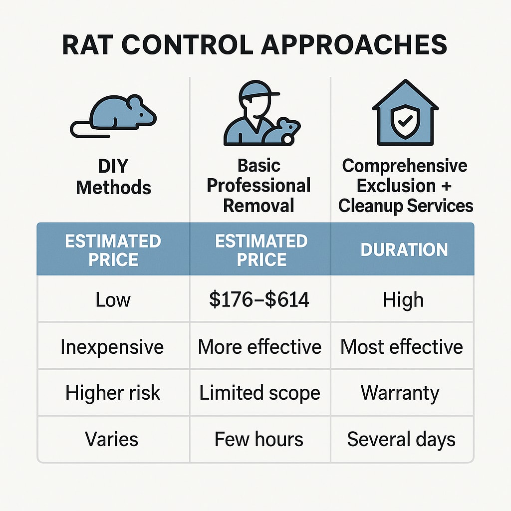 Cost of rat control cost Dunwoody, GA