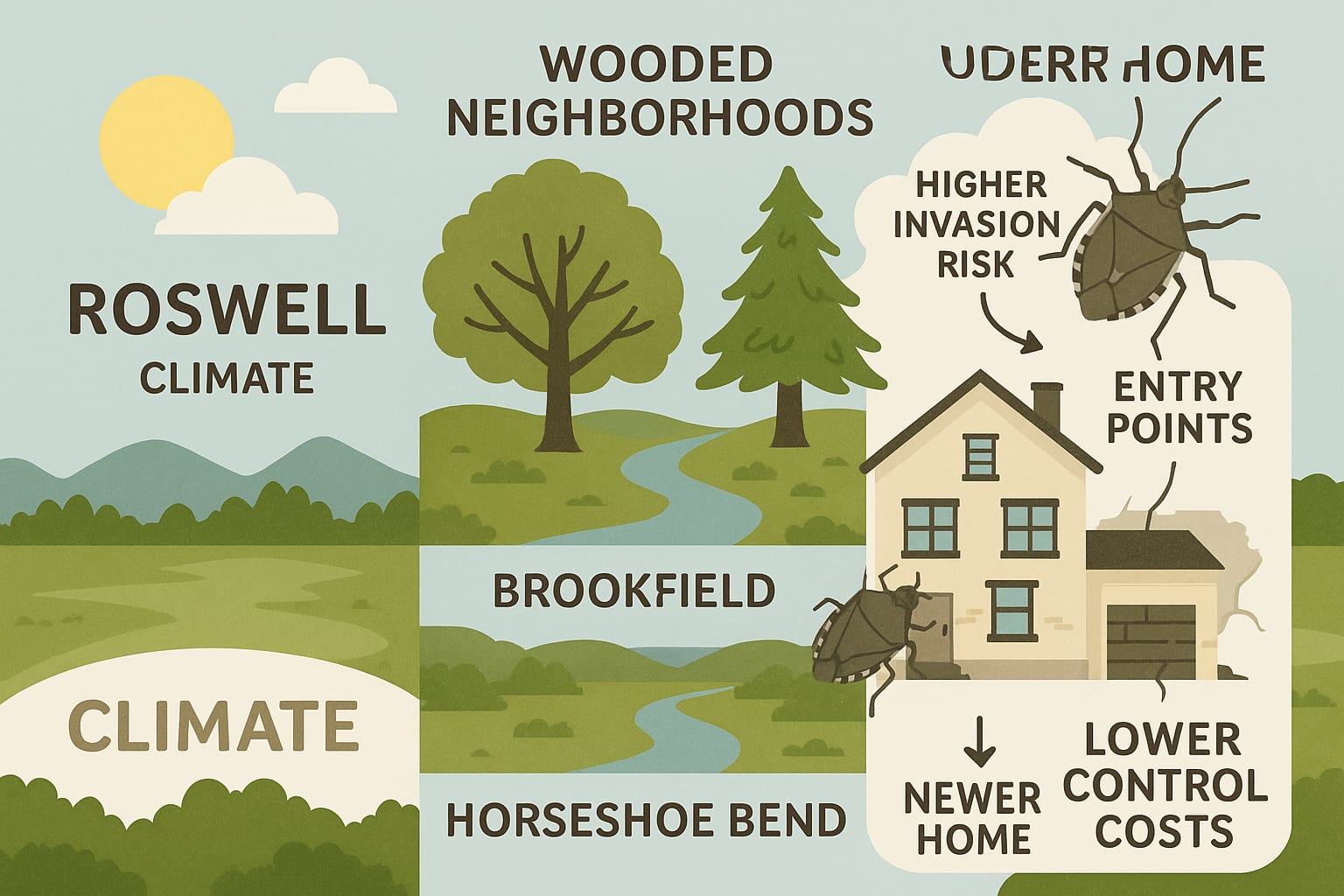 Keep Stink Bugs Out of Your Roswell Home