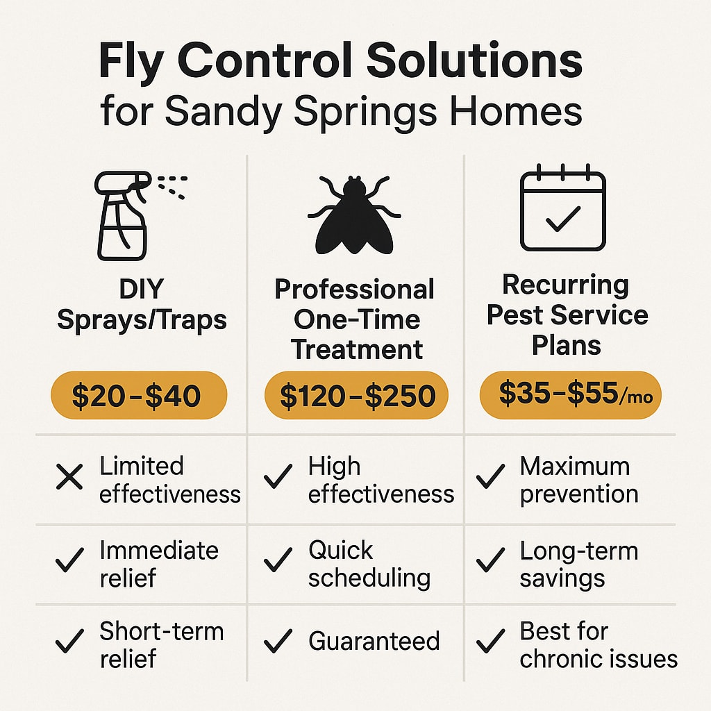 Cost of house fly exterminator Sandy Springs
