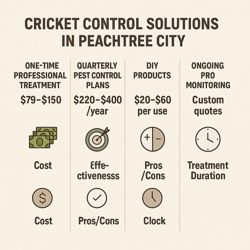 Cost of Cricket Control Peachtree City, GA