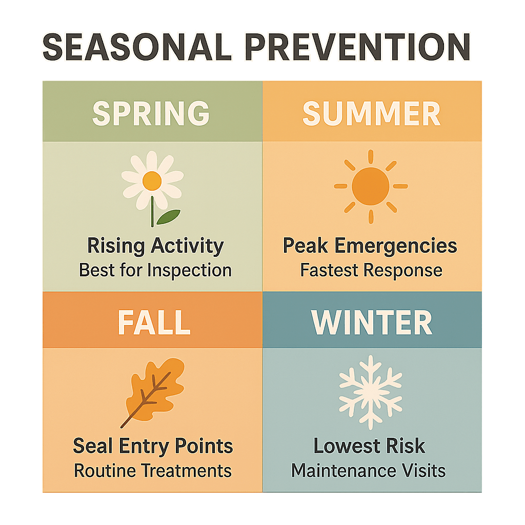 Spiders Seasonal Prevention in Johns Creek