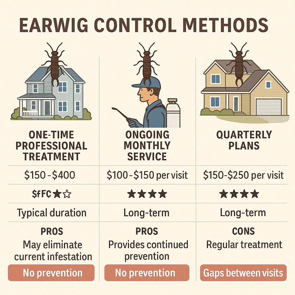 Earwig control cost Decatur, GA