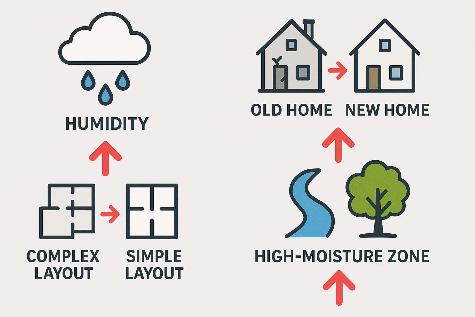 Ventilation system in older home to reduce silverfish infestation risk