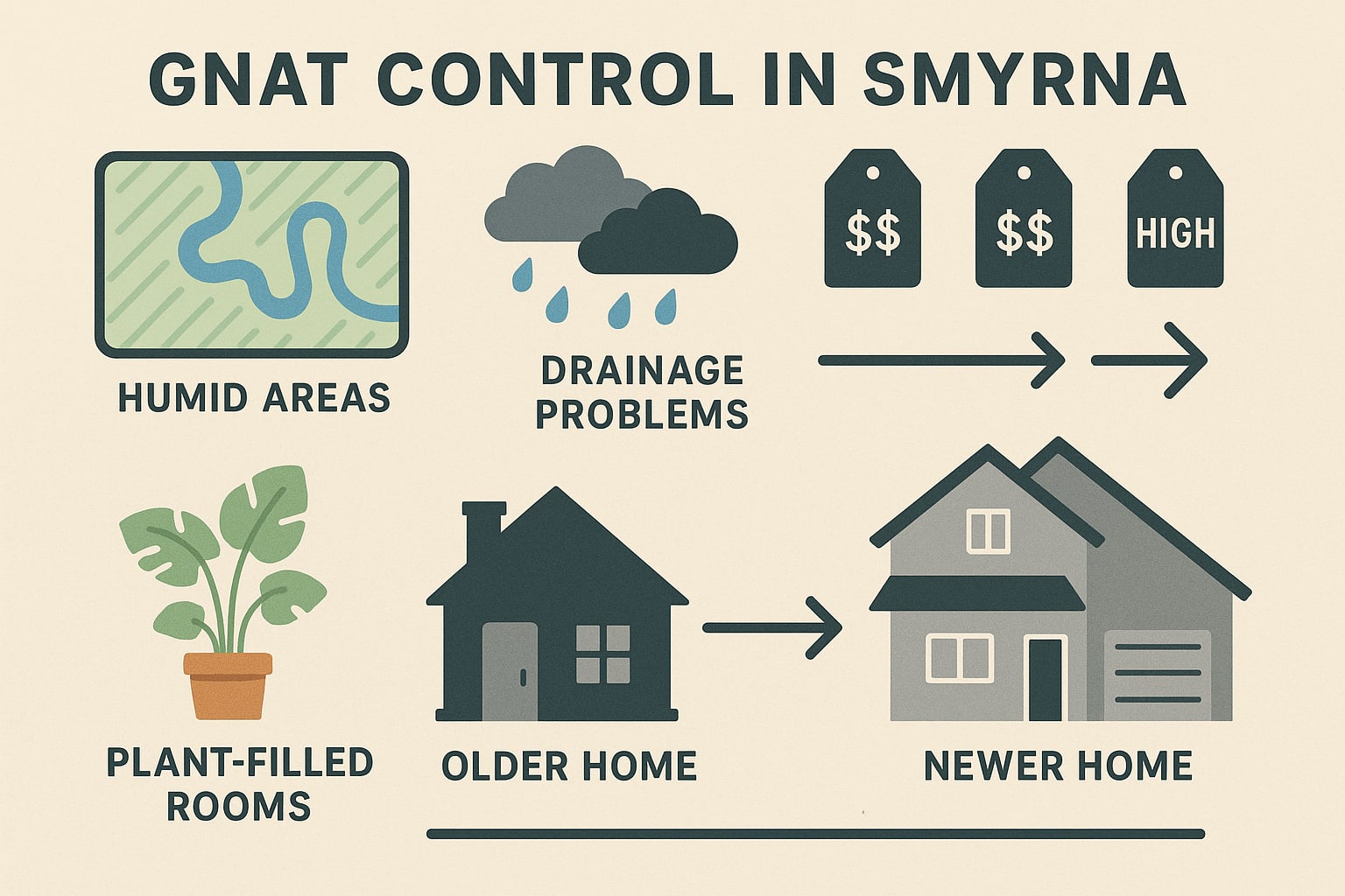 Simple gnat prevention steps for Smyrna homeowners