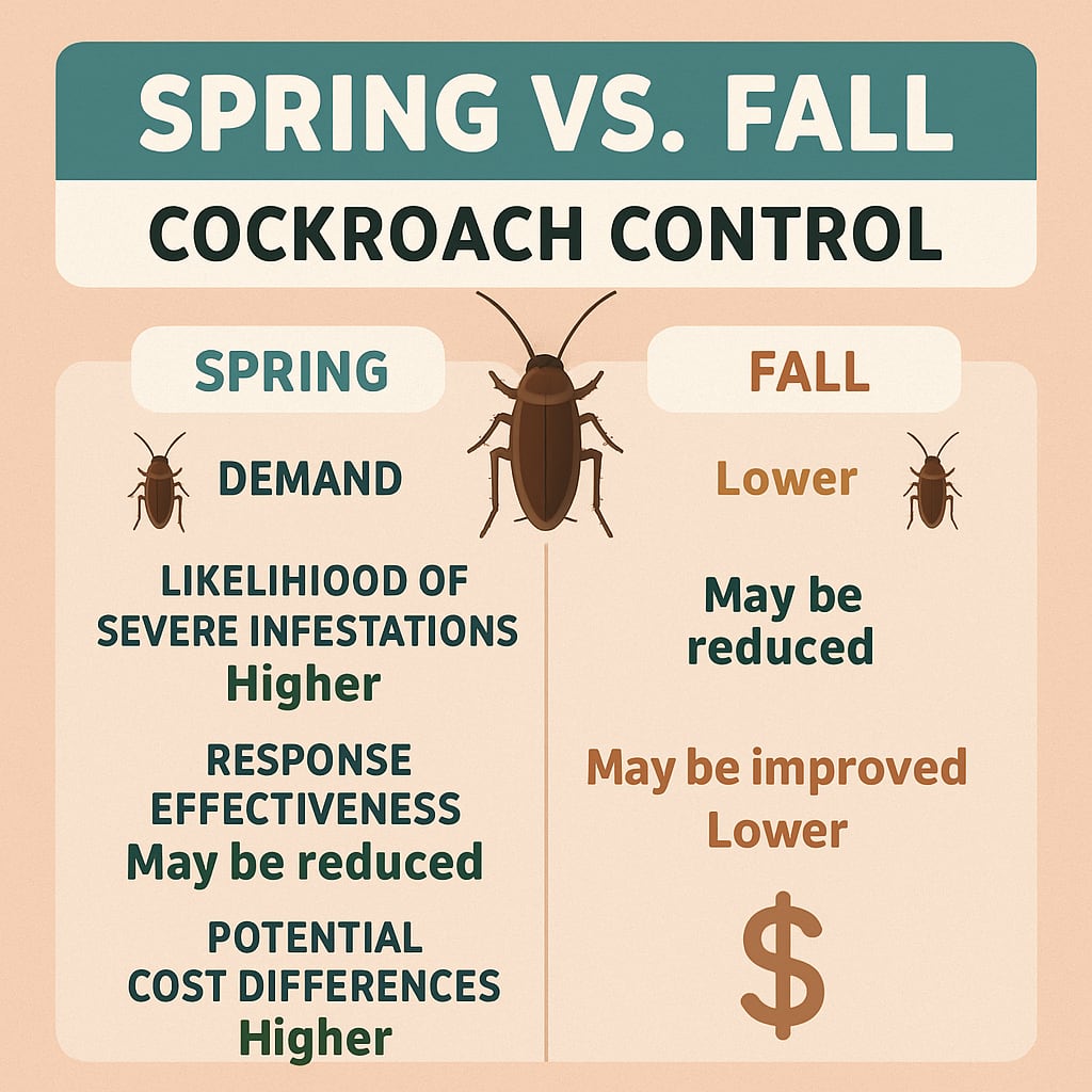 Don’t Wait to Tackle Cockroaches—Here’s the Smart Timing for Dunwoody