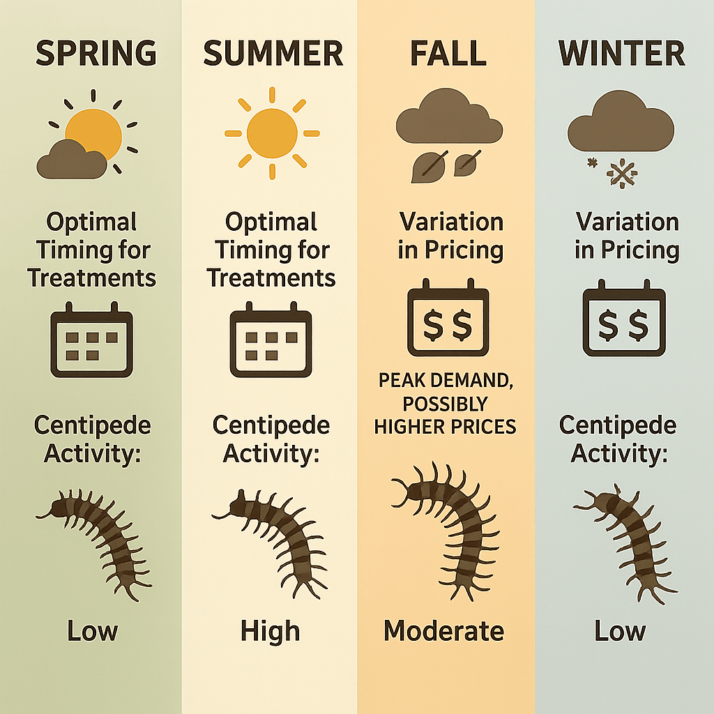 When’s the Best Time for Centipede Control in Roswell?