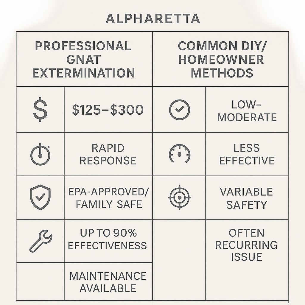 Cost of fast gnat exterminator Alpharetta GA
