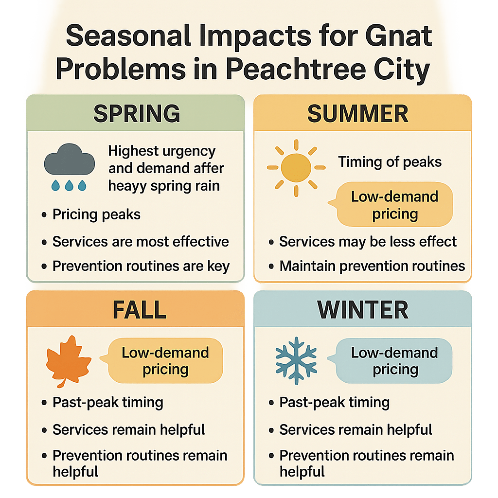 Timing Is Everything for Gnat Control in Peachtree City