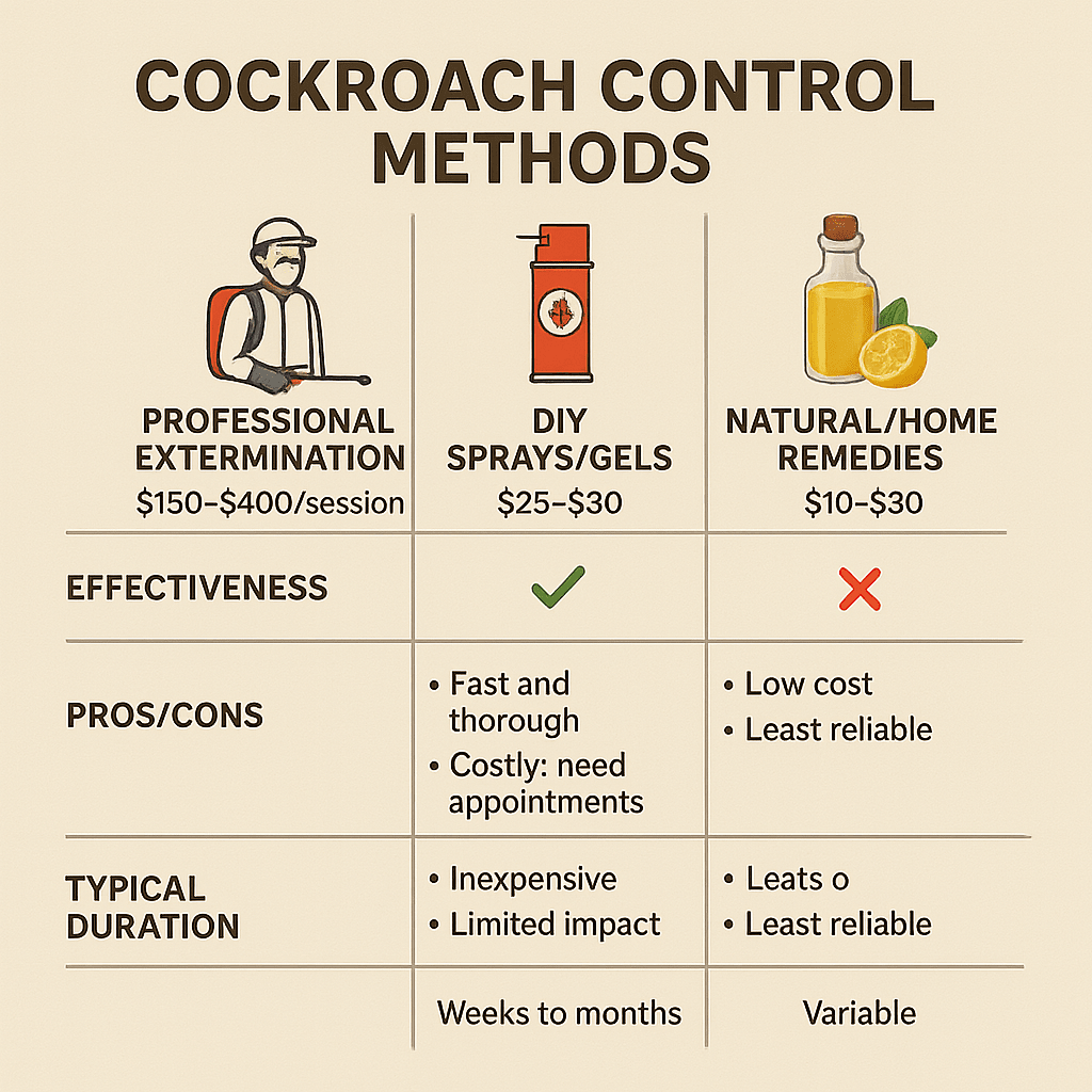 Price of Cockroach Control Peachtree City, Georgia