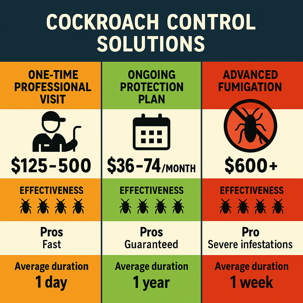 Cockroach control cost Brookhaven, GA