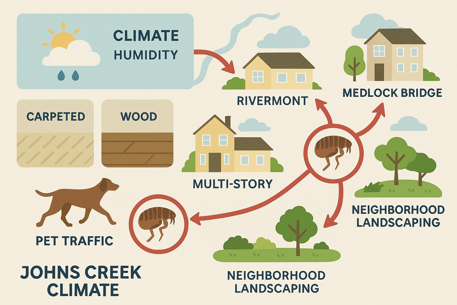 Smart Ways to Keep Fleas Out of Your Johns Creek Home
