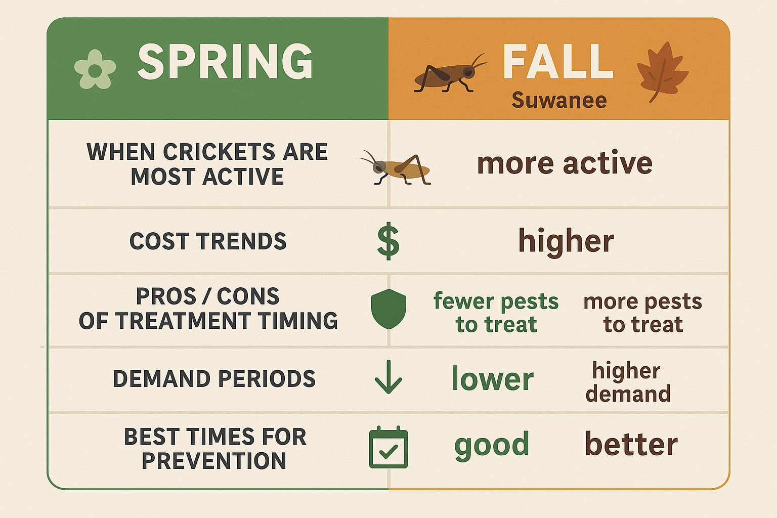 Take Action for Cricket Control in Suwanee