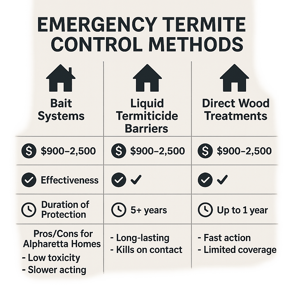 Price of emergency termite control Alpharetta, GA