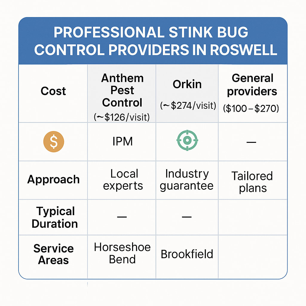 Cost of stink bug control Roswell GA