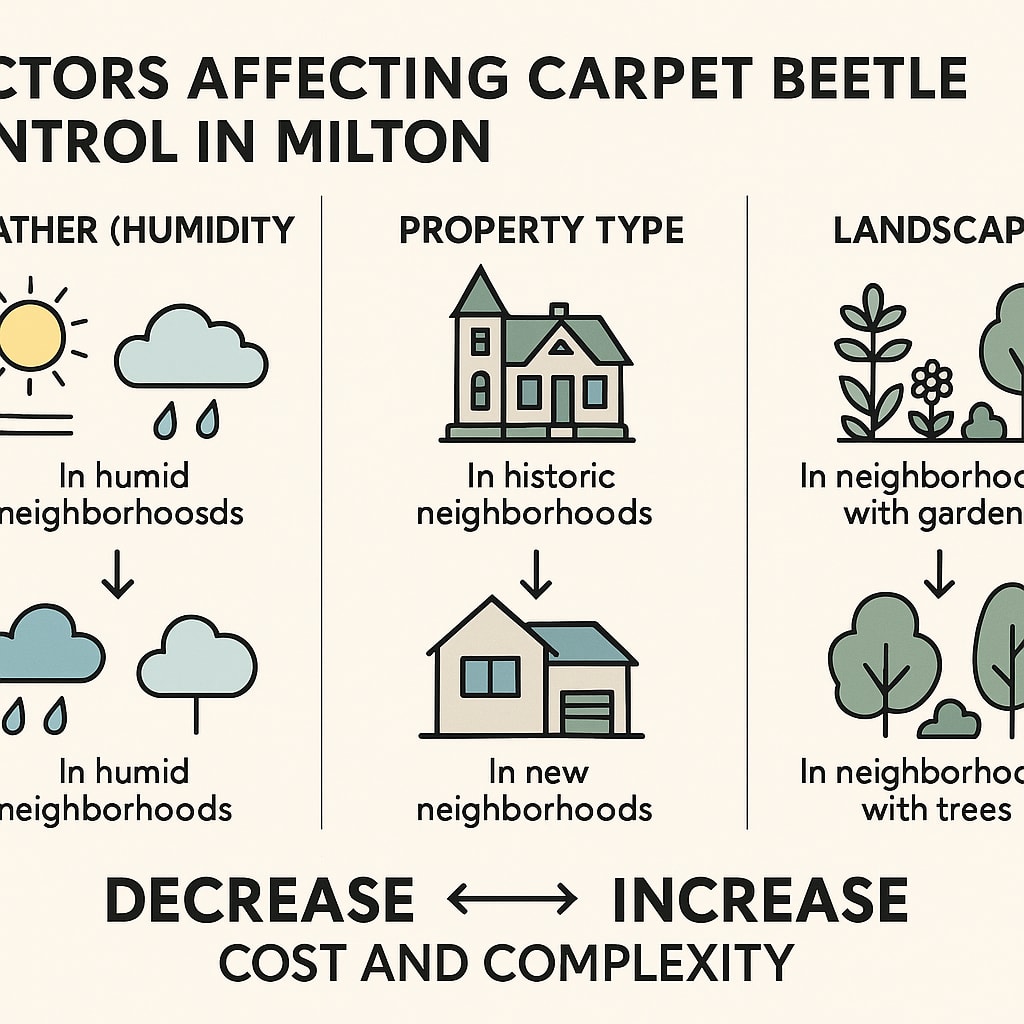 Carpet Beetle Control Cost Milton