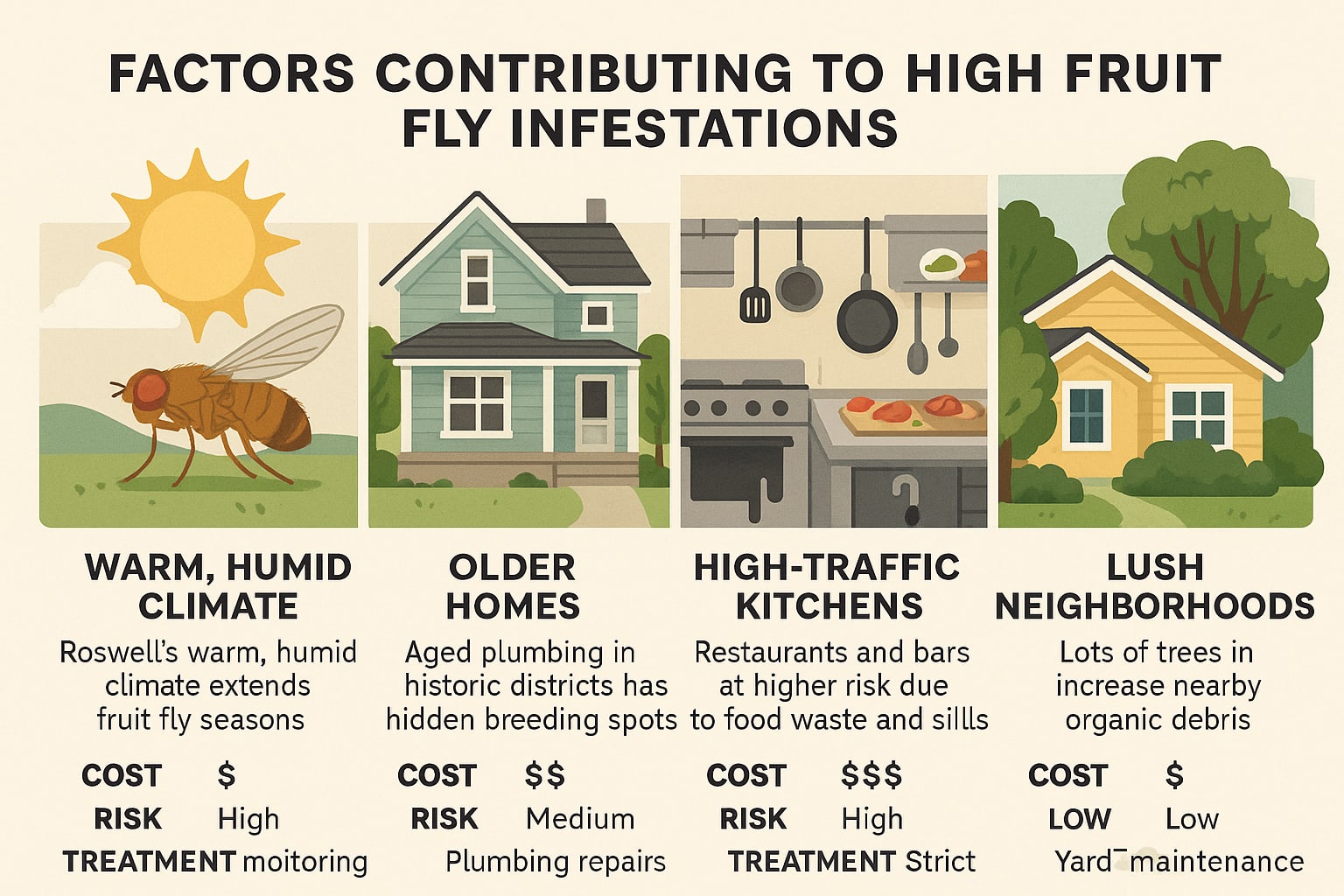 Smart Steps to Keep Fruit Flies Out of Your Roswell Home