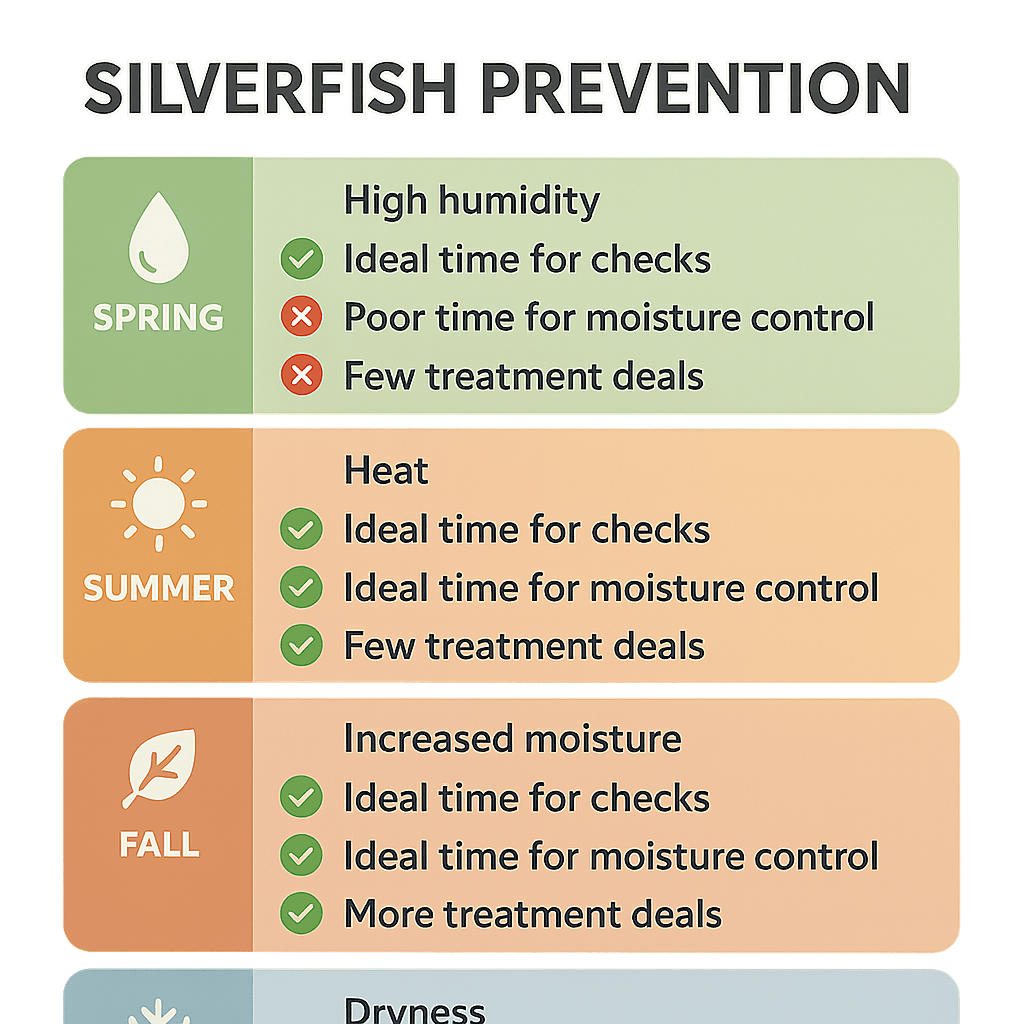 Timing Your Silverfish Treatment for the Best Results in Alpharetta